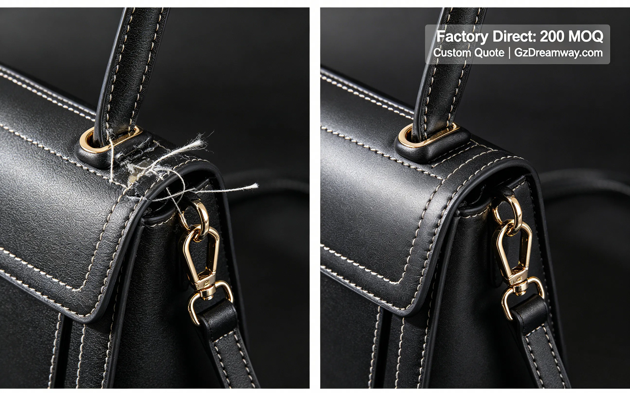 Quality comparison — premium factory craftsmanship versus mass-produced alternatives