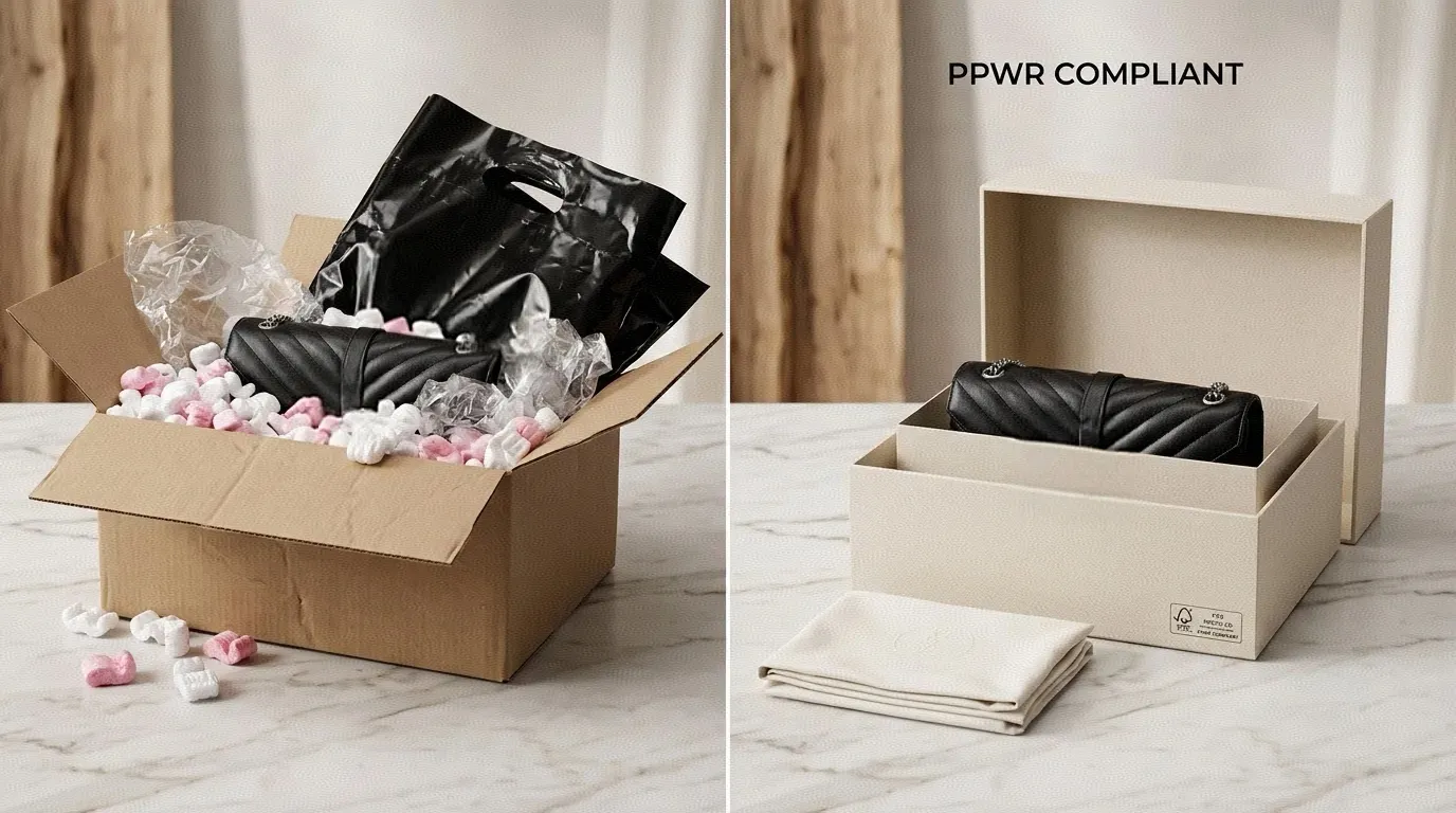 EU PPWR compliant sustainable packaging comparison