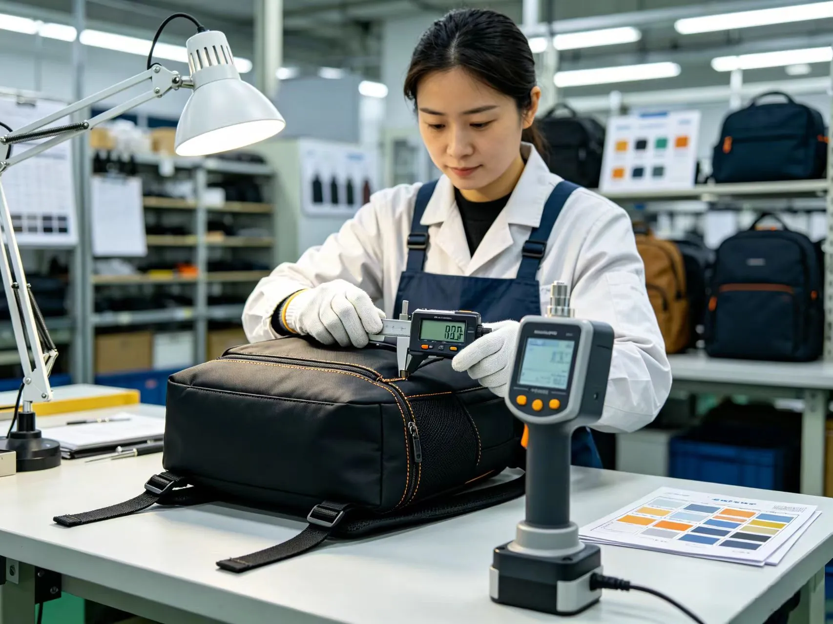 Factory production line key quality control point inspection