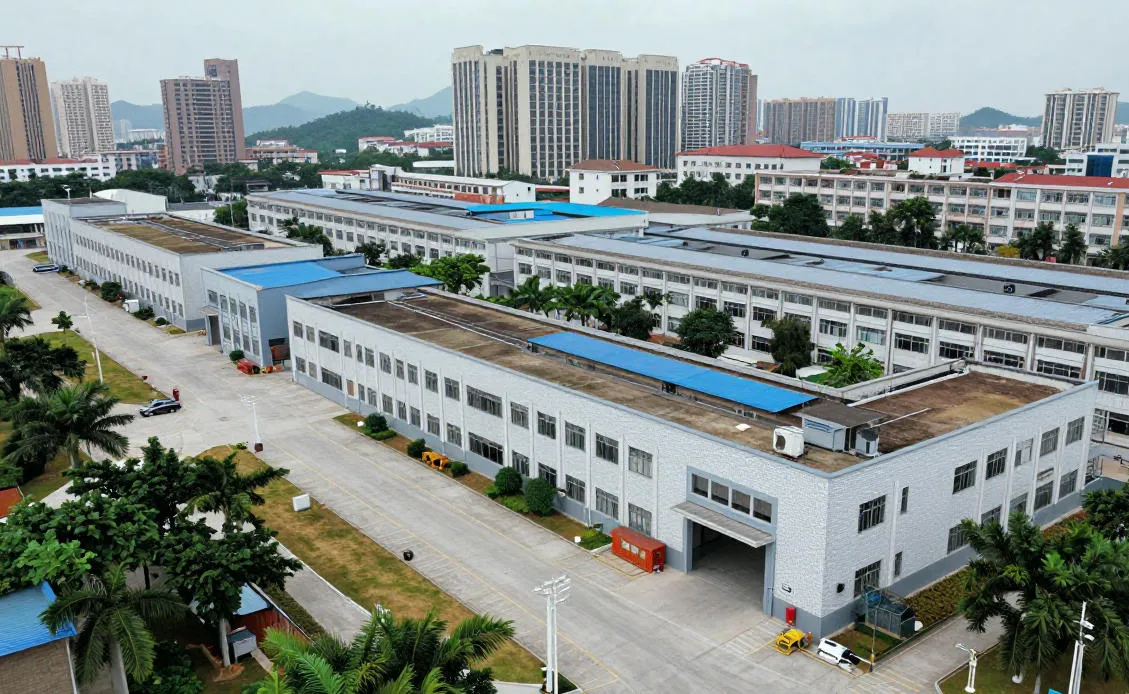 Modern handbag factory facility specializing in custom canvas tote bags manufacturing